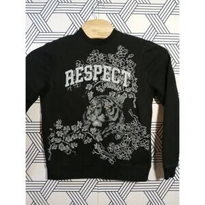Blind Rooster “Respect” Sweatshirt Streetwear Graphic Crewneck Size S